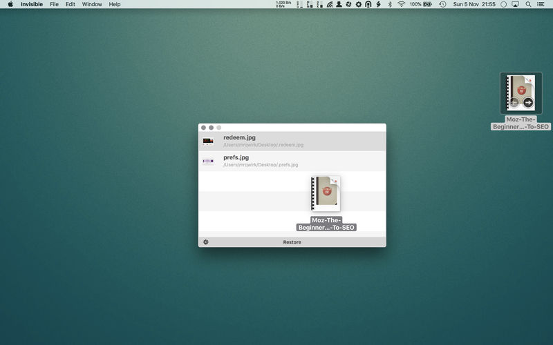 Invisible 3.0.2 for Mac screenshot