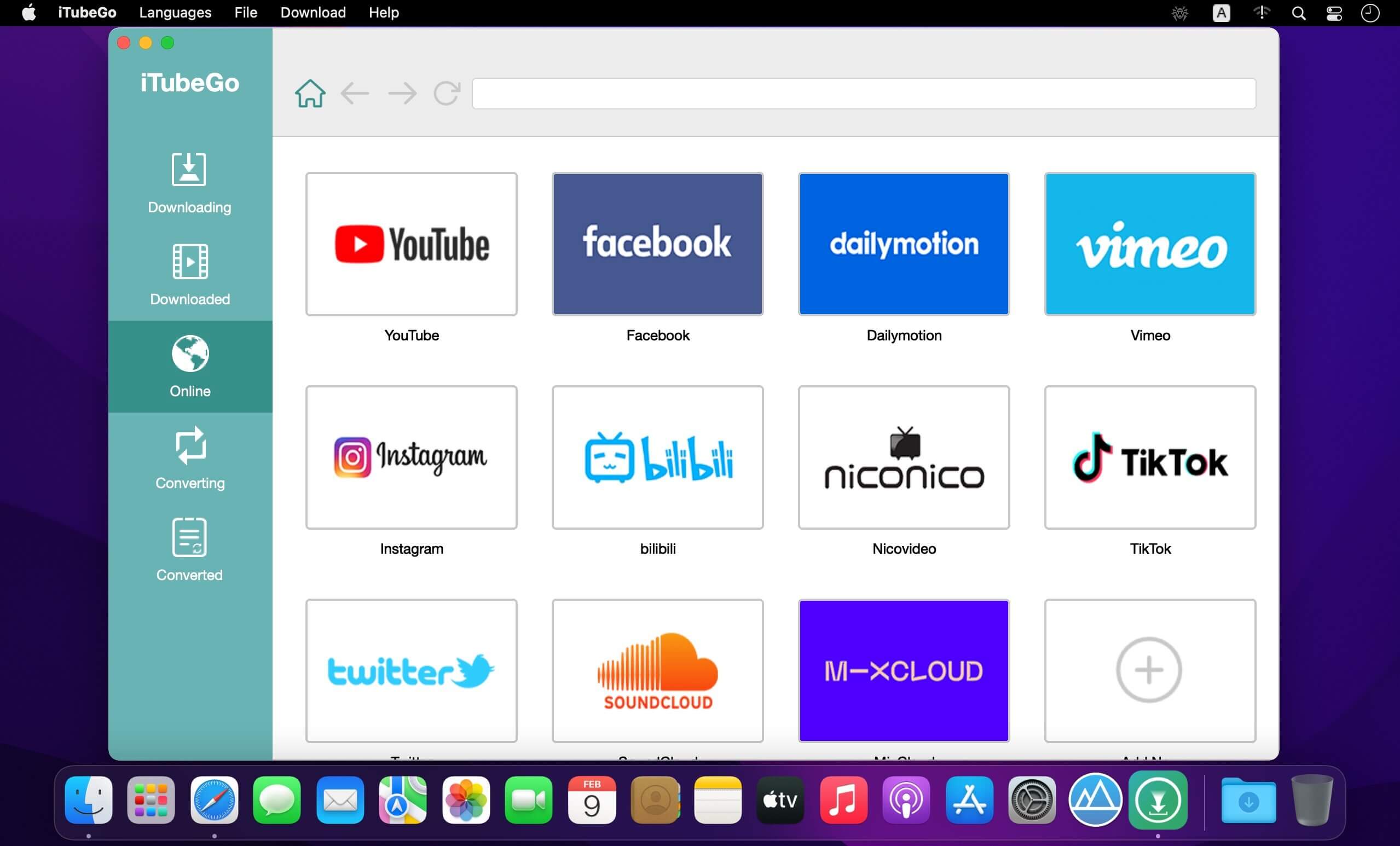 iTubeGo 9.3.2 for Mac screenshot