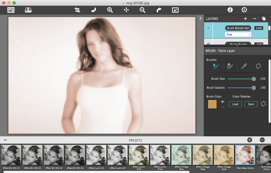 JixiPix Hand Tint Pro 1.0.16 for Mac screenshot