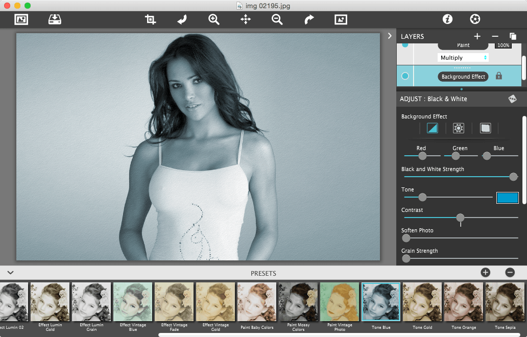JixiPix Hand Tint Pro 1.0.17 for Mac screenshot