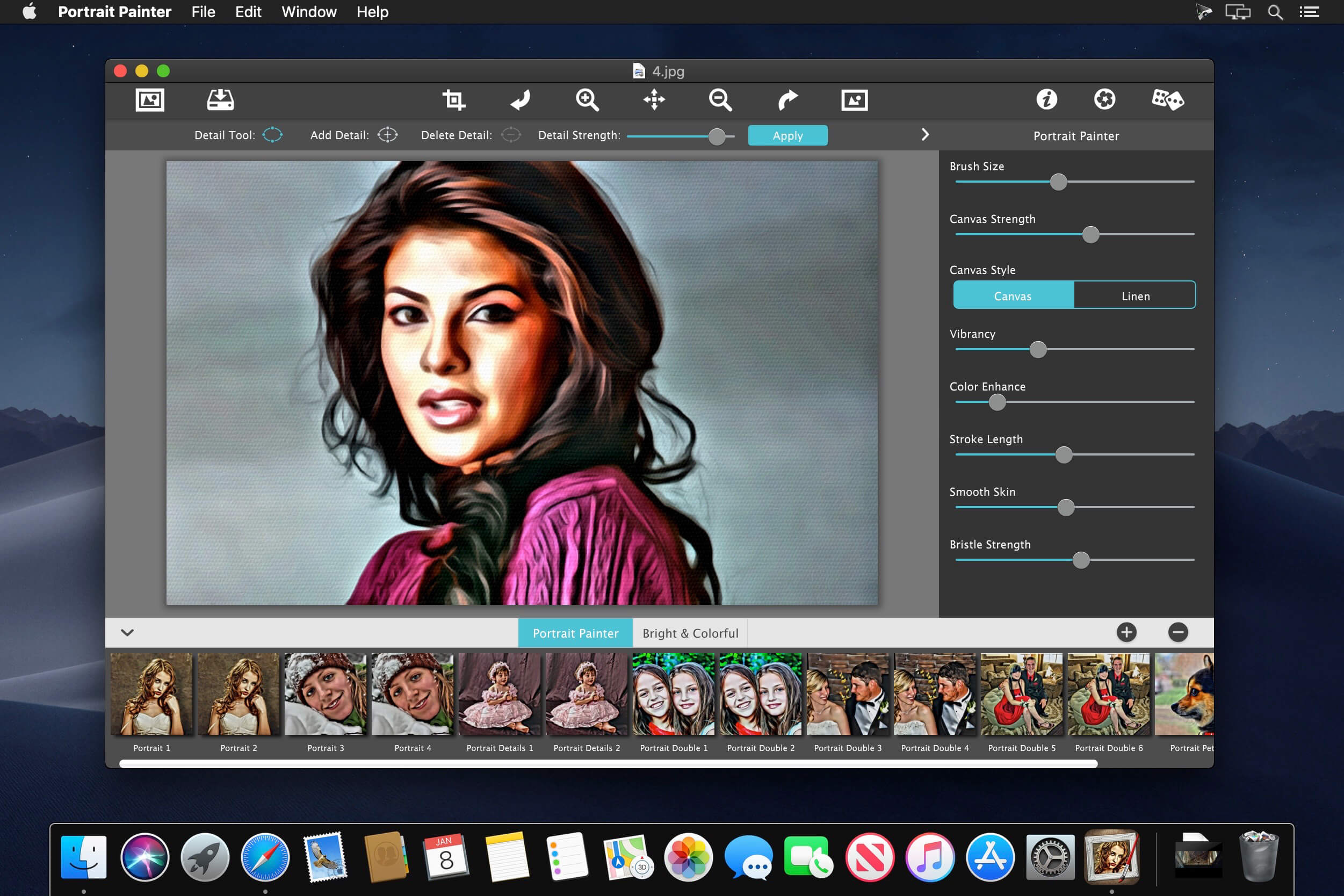 JixiPix Portrait Painter 1.37 for Mac screenshot