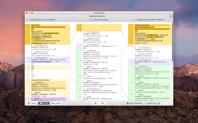Kaleidoscope 4.5 for Mac screenshot