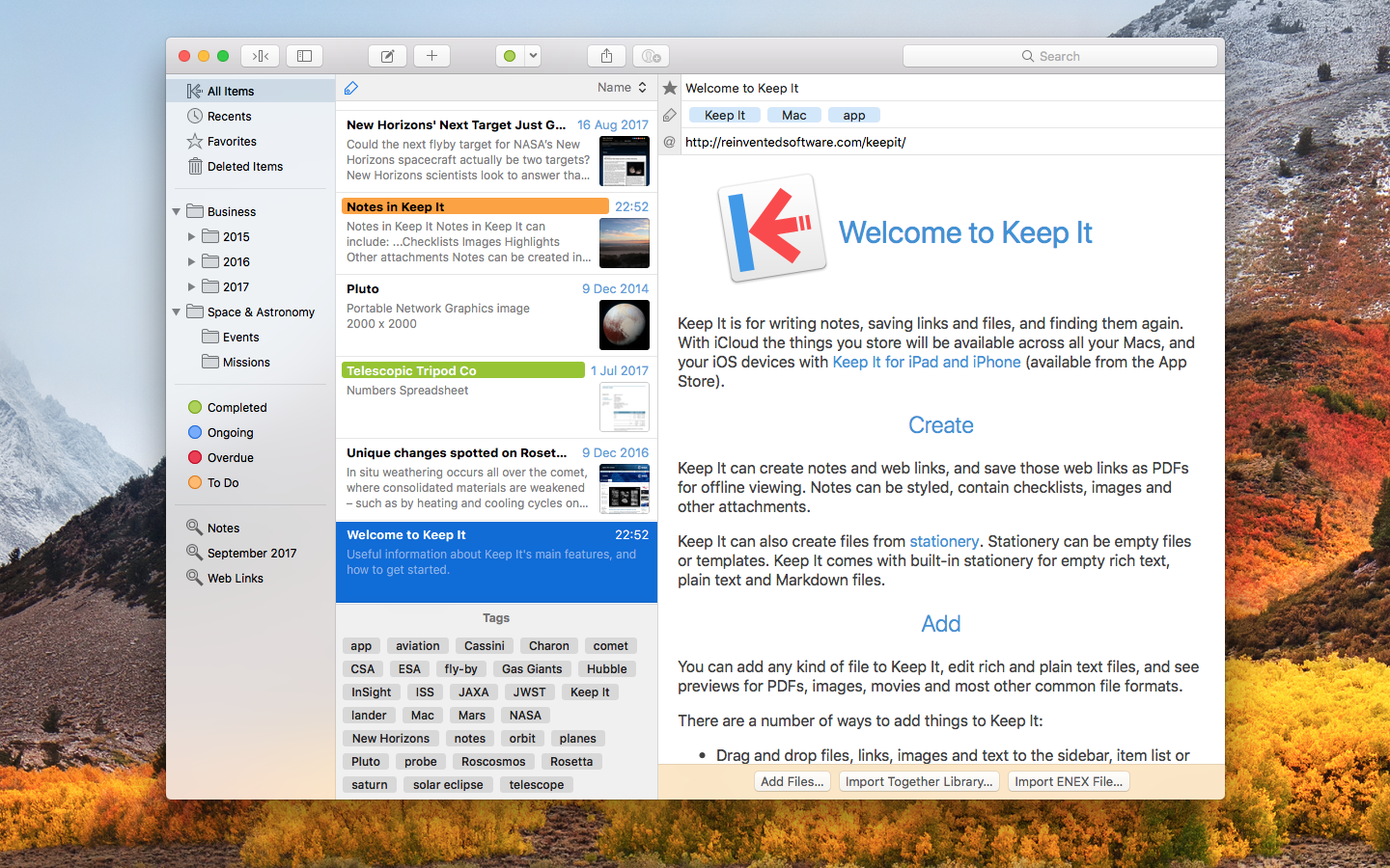 Keep It 2.5.0 for Mac screenshot