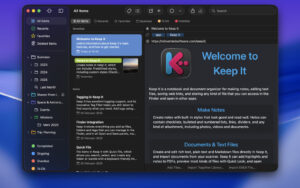 Keep It 2.8.8 for Mac screenshot