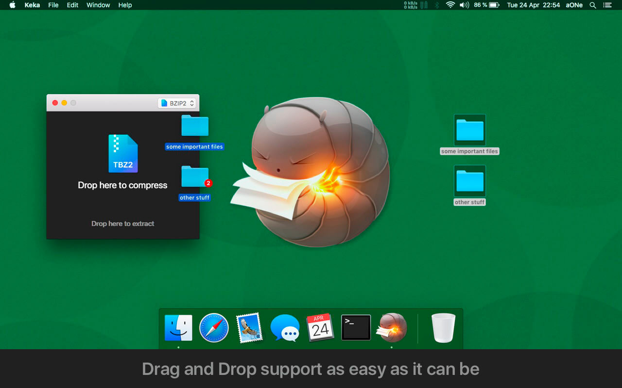 Keka 1.2.10 for Mac screenshot