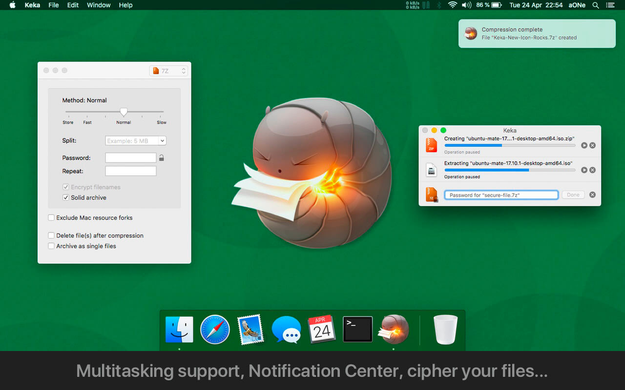 Keka 1.4.6 for Mac screenshot