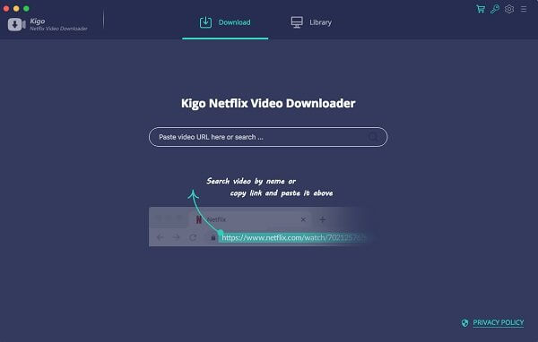 Kigo Netflix Video Downloader 1.5.1 for Mac screenshot