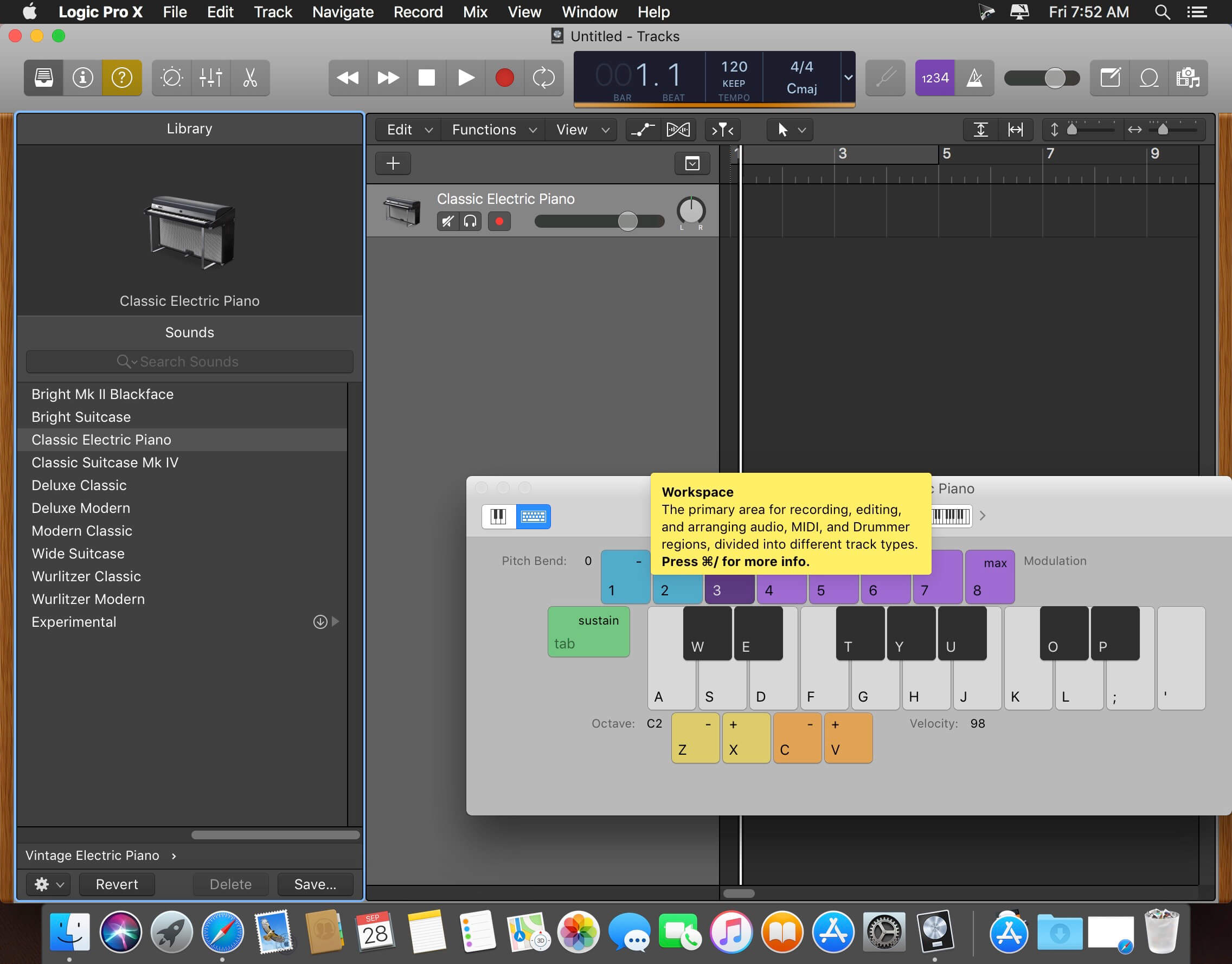 Logic Pro X 10.6.2 for Mac screenshot