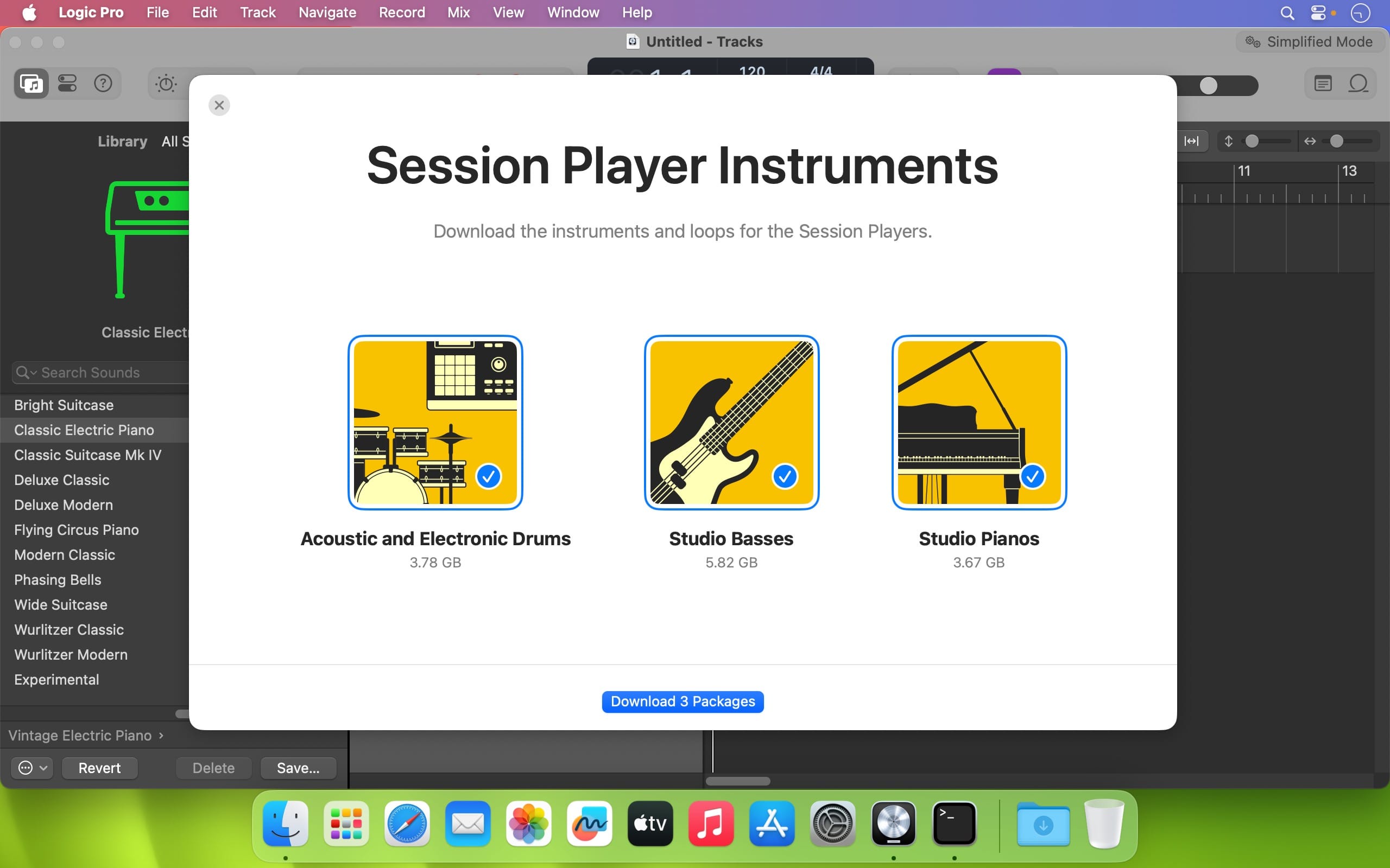 Logic Pro X 11.2.2 for Mac screenshot