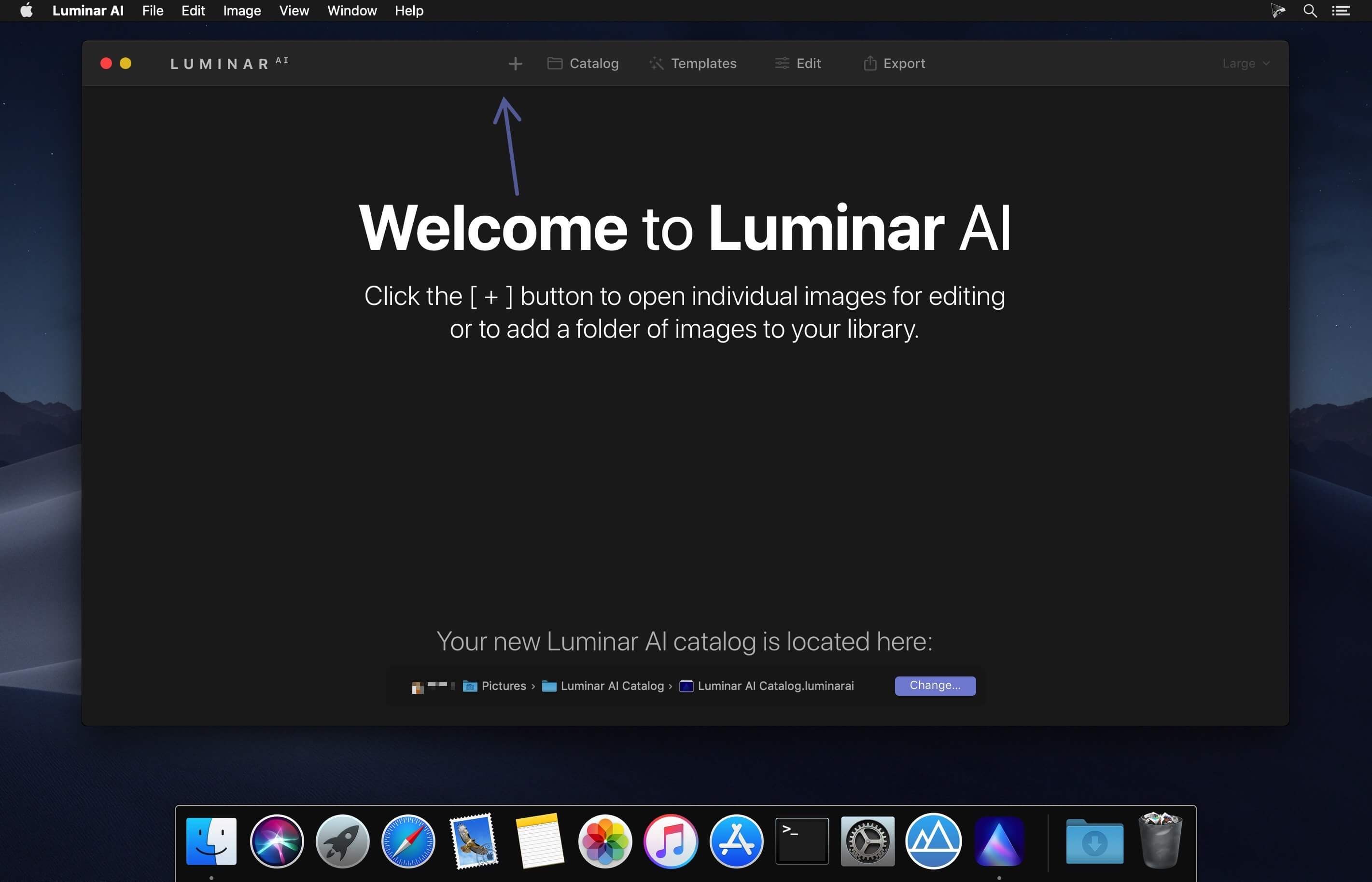 Luminar AI 1.3.0 (9155) for Mac screenshot