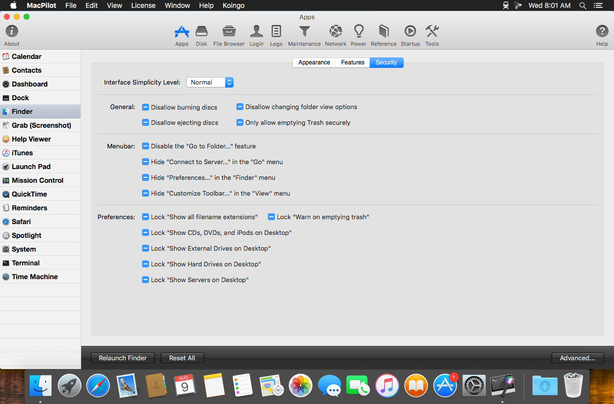 MacPilot 16..0 for Mac screenshot