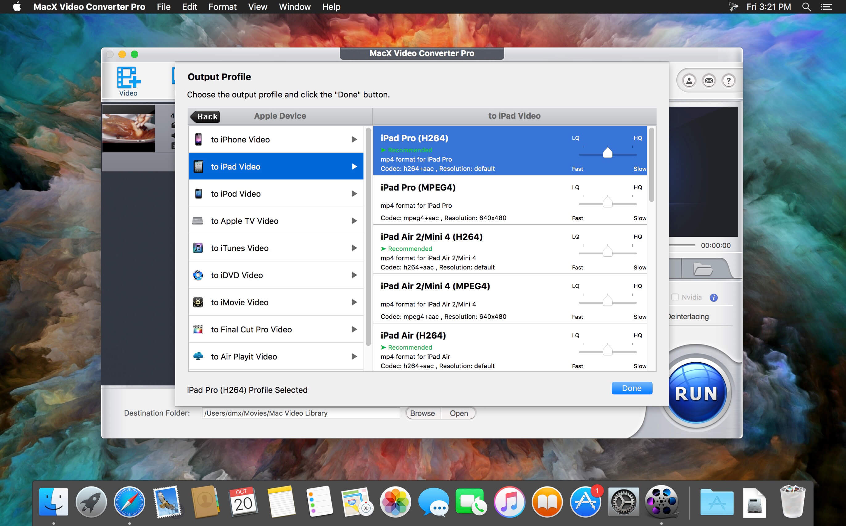 MacX Video Converter Pro 6.9.0 for Mac screenshot