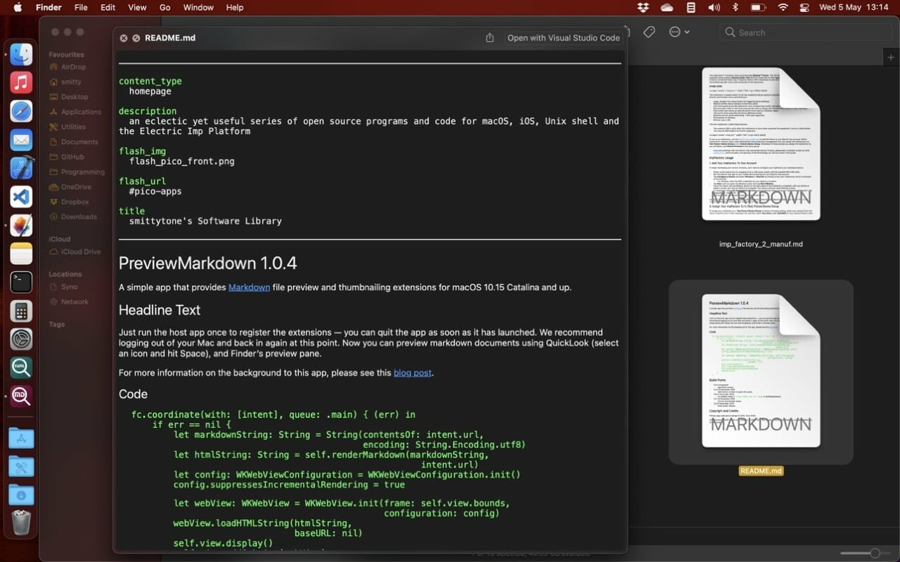 Markdown + 4.0 for Mac screenshot