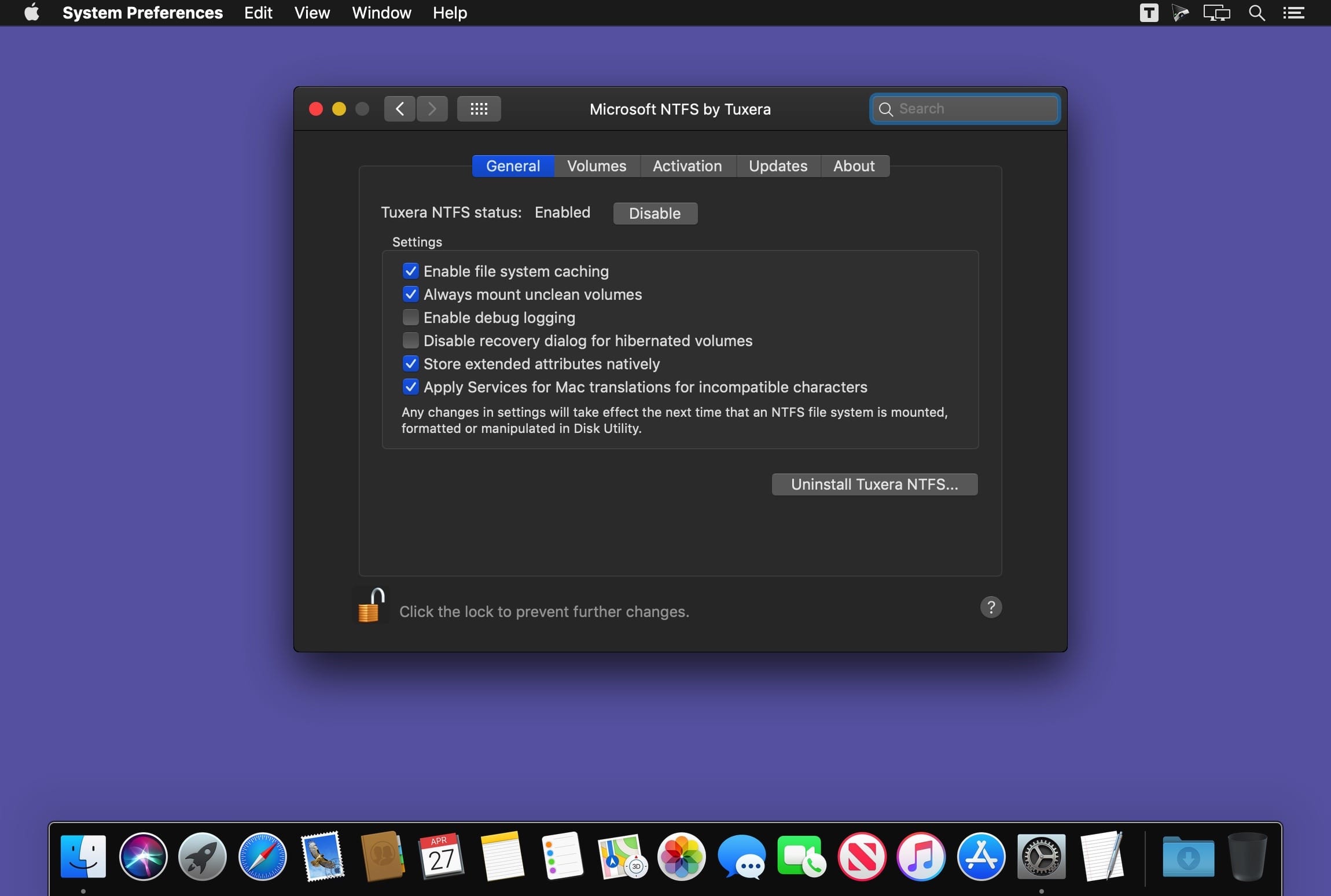 Microsoft NTFS for Mac by Tuxera 2023.1 for Mac screenshot