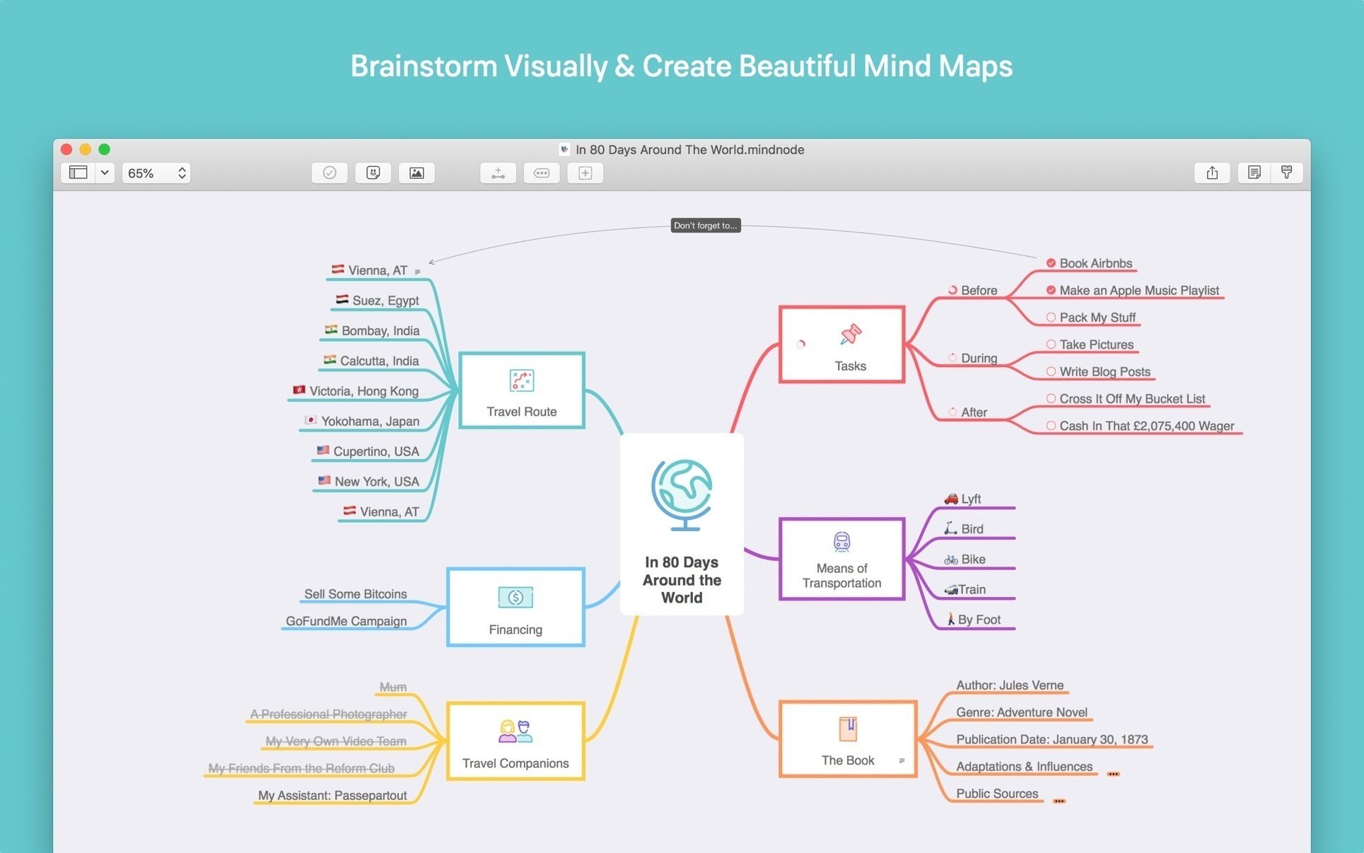 MindNode 2025.5.2 for Mac screenshot