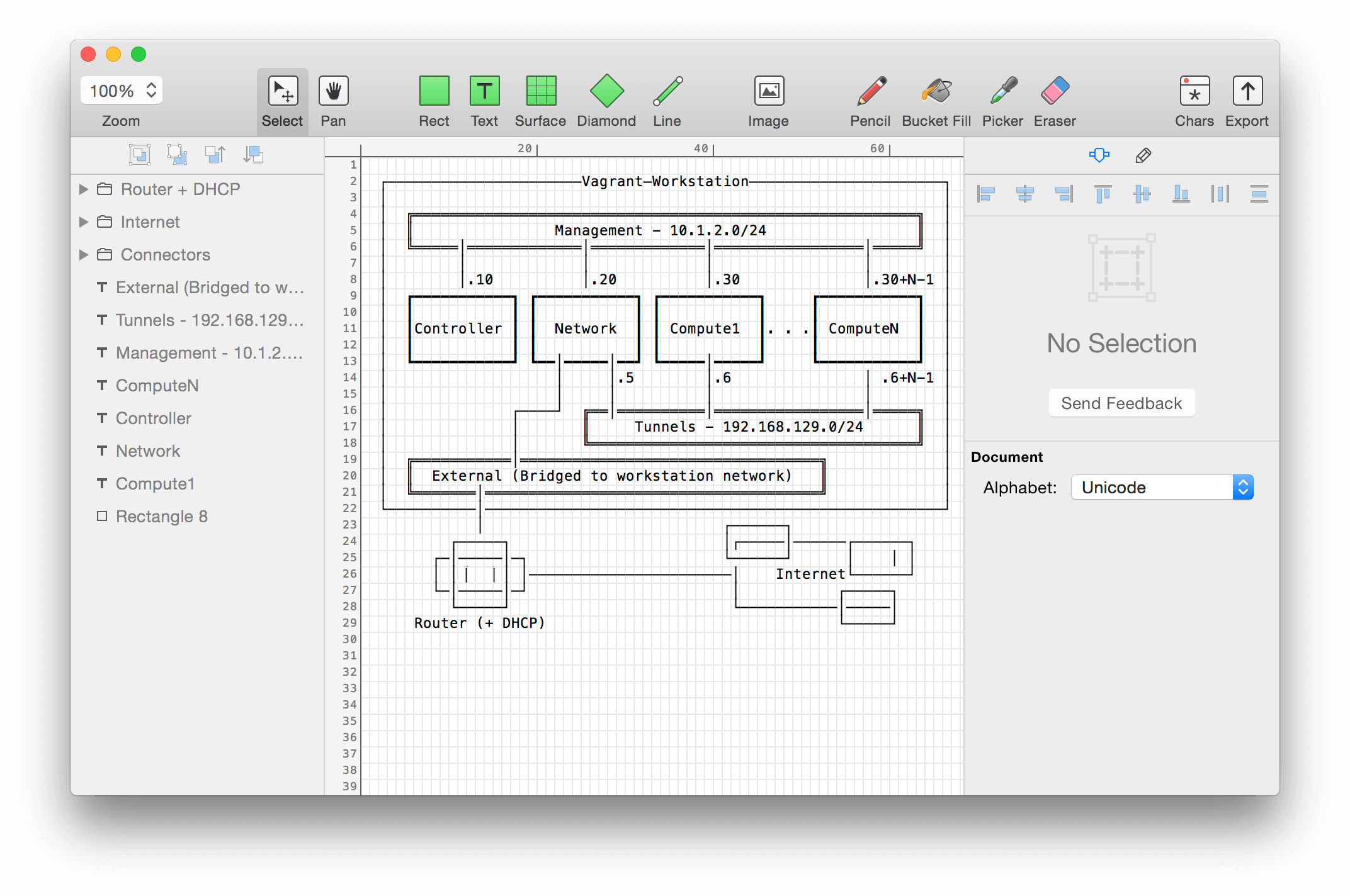Monodraw 1.7.0 for Mac screenshot