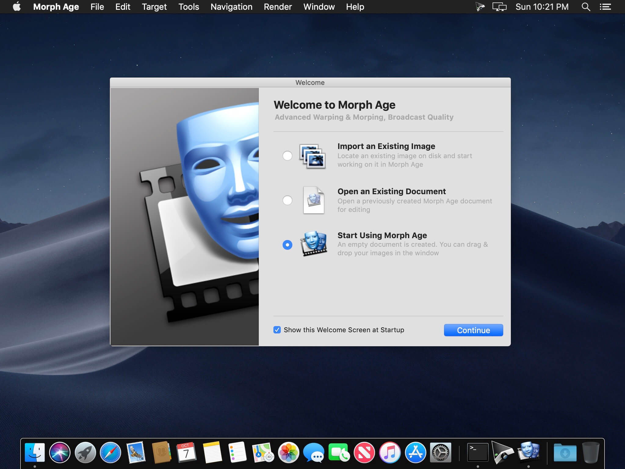 Morph Age 5.2.0 for Mac screenshot