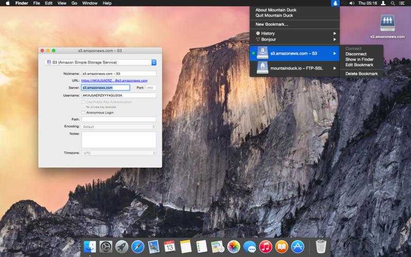 Mountain Duck 4.0.0 (16759) for Mac screenshot