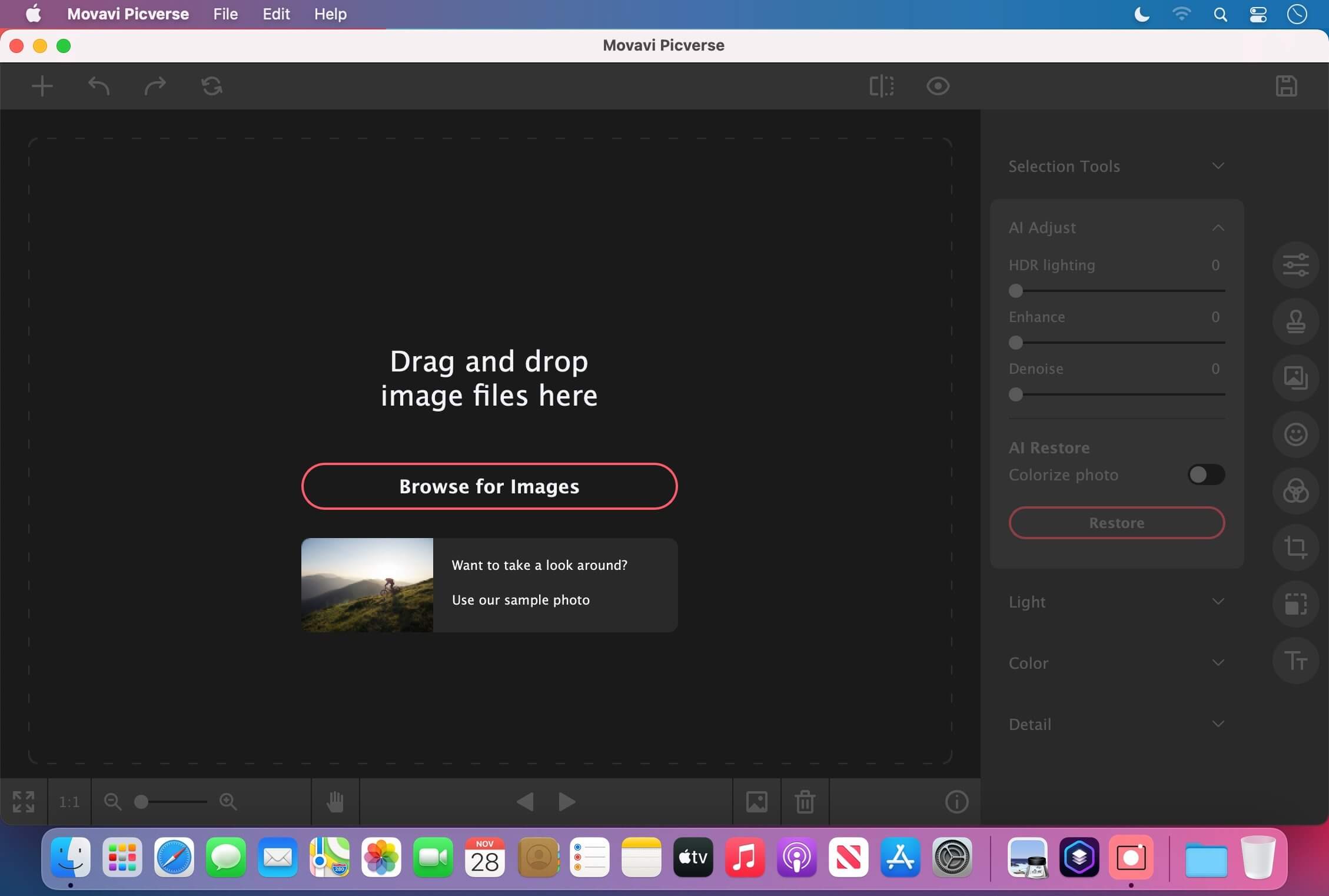 Movavi Picverse 1.4.0 for Mac screenshot