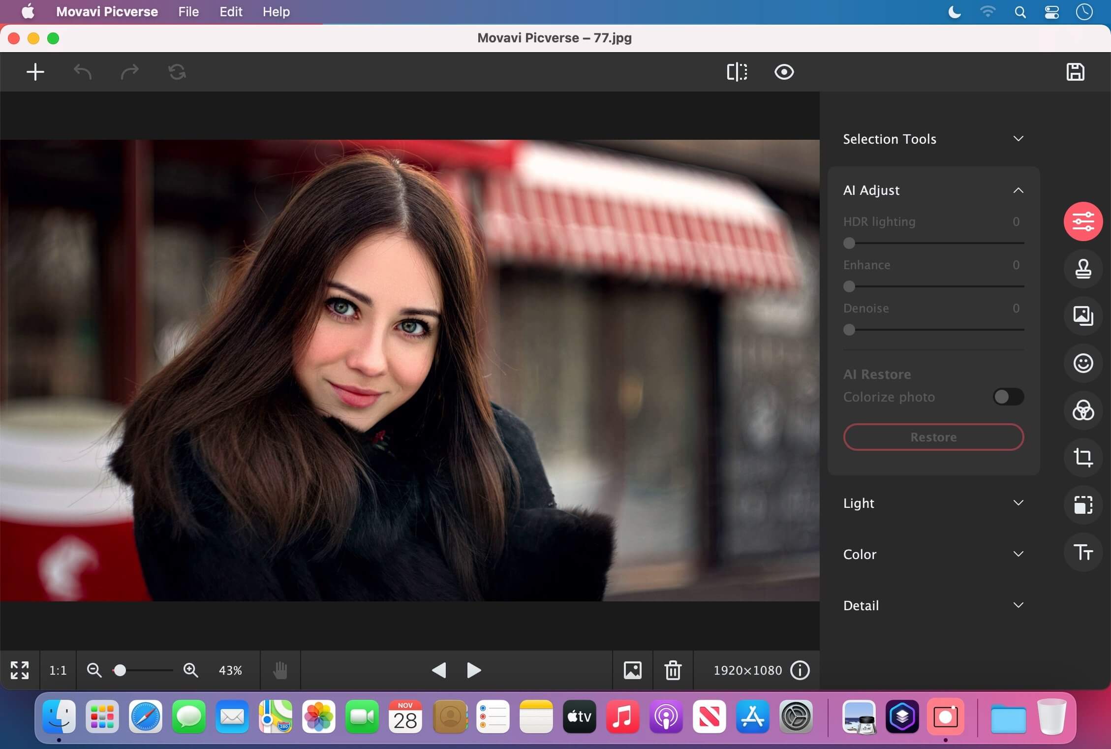 Movavi Picverse 1.4.0 for Mac screenshot