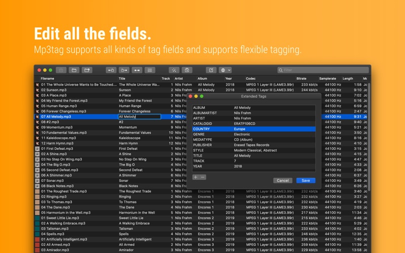 Mp3tag 1.8.19 for Mac screenshot