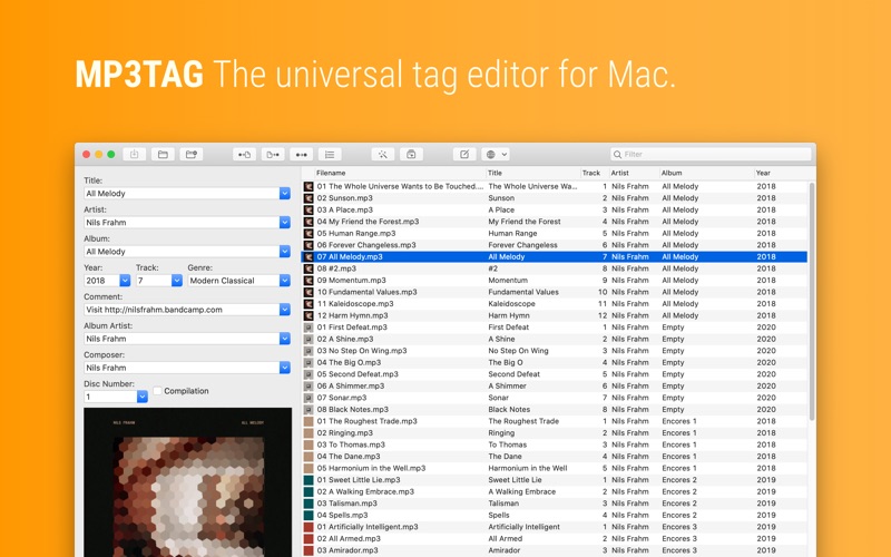 Mp3tag 1.8.21 for Mac screenshot