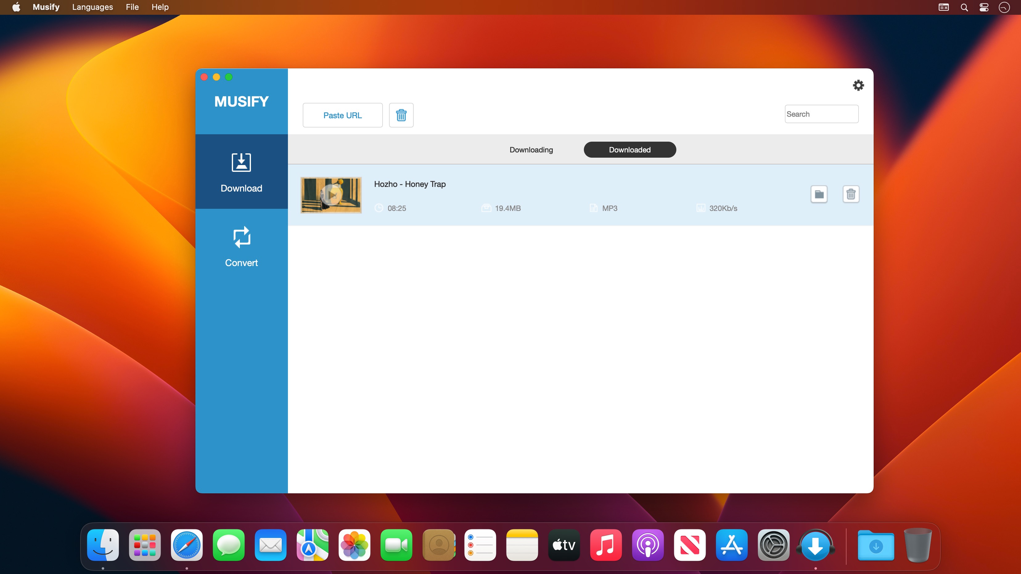 Musify 3.6.0 for Mac screenshot