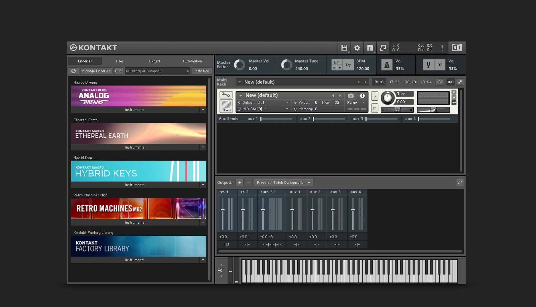 Native Instruments Kontakt 8 v8.5.1 for Mac screenshot