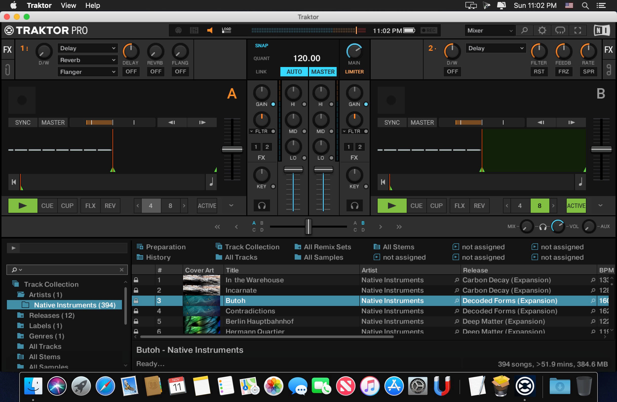 Native Instruments Traktor Pro 4.1.1.23 for Mac screenshot