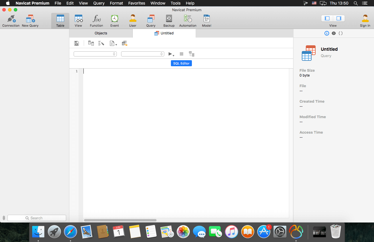 Navicat Premium 17.1.7 for Mac screenshot