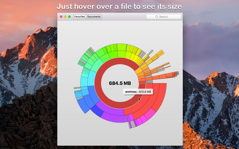 Disk Graph 3.1.0 for Mac screenshot