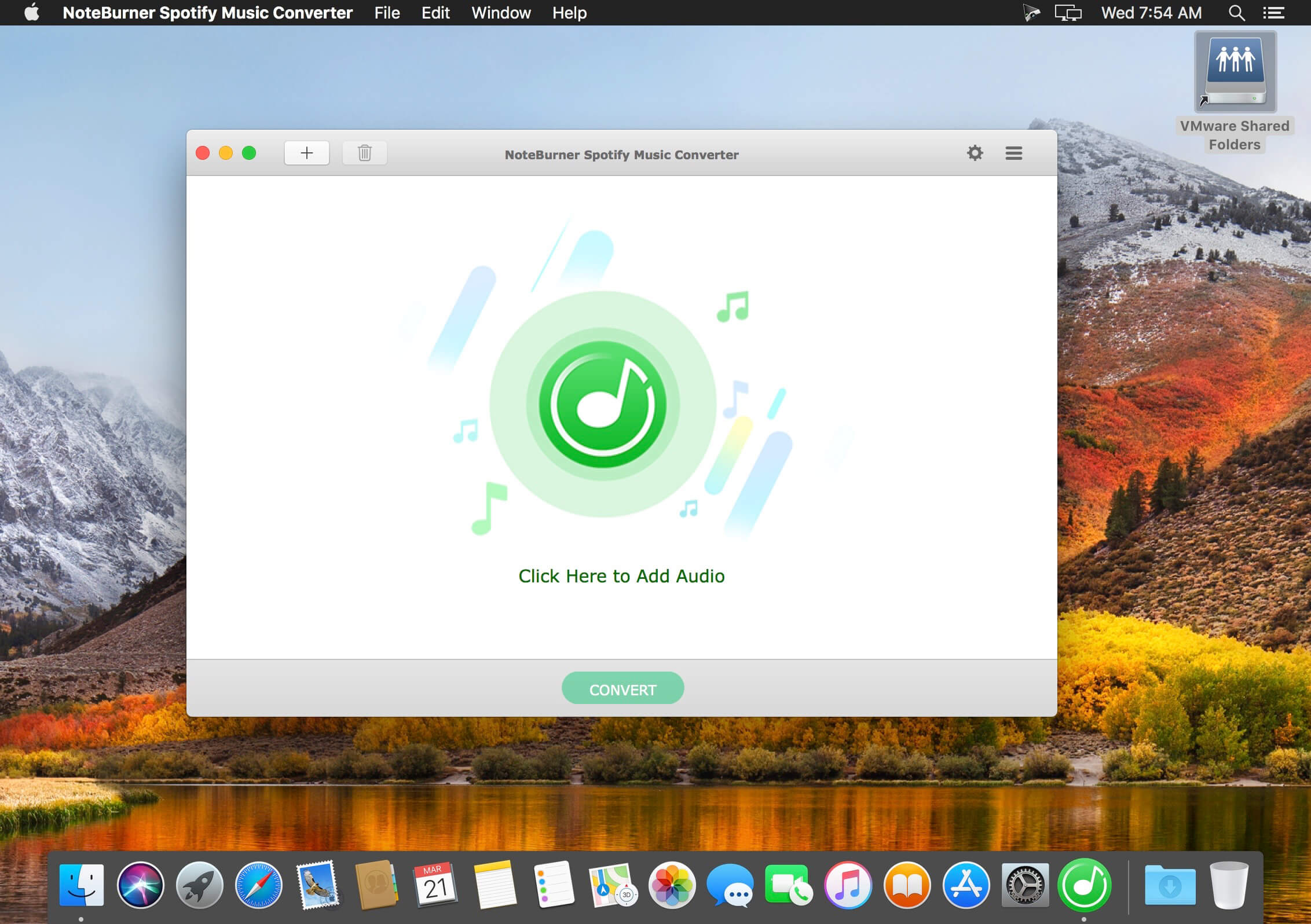 NoteBurner Spotify Music Converter 2.1.1 for Mac screenshot