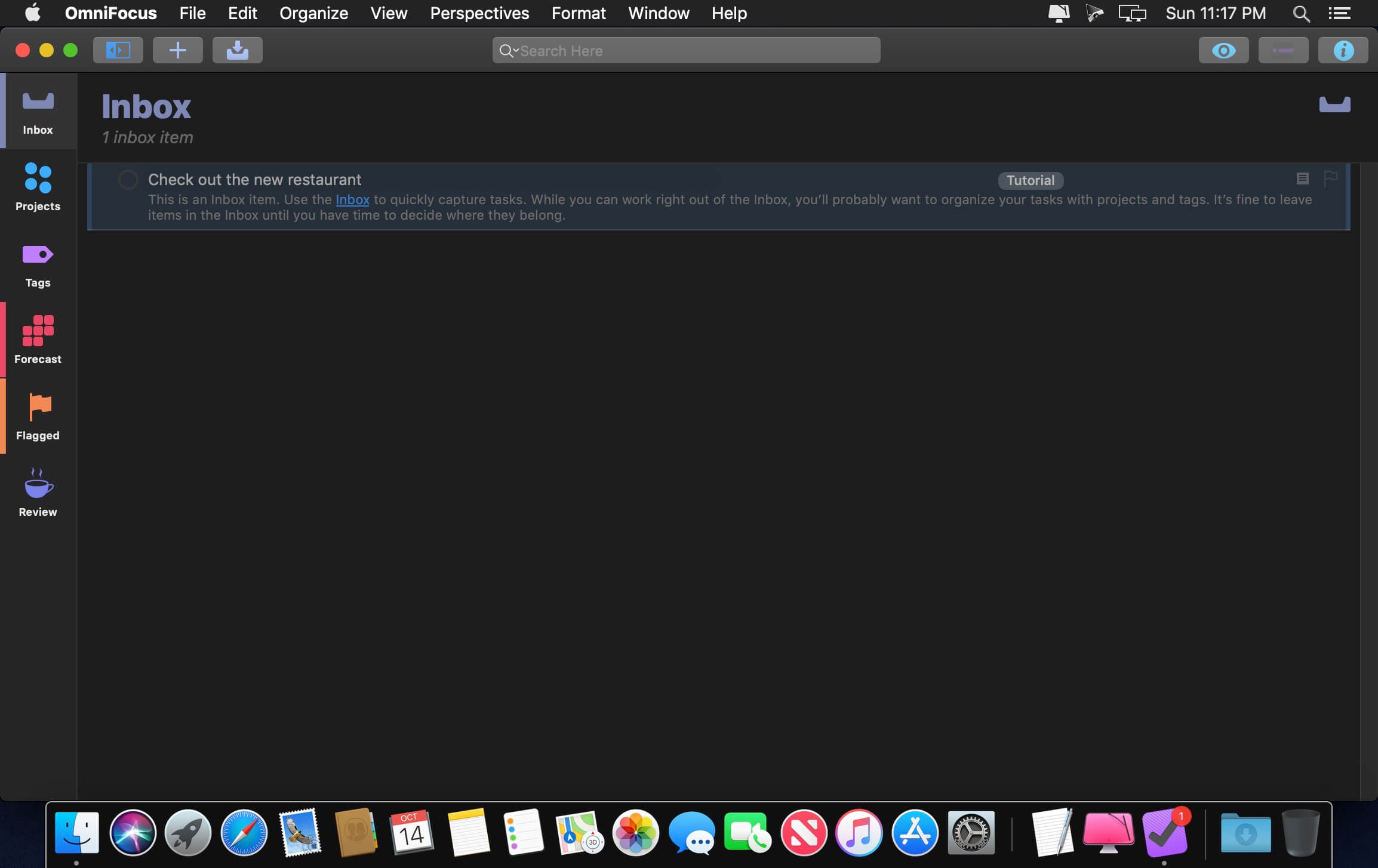 OmniFocus Pro 4.2.1 for Mac screenshot