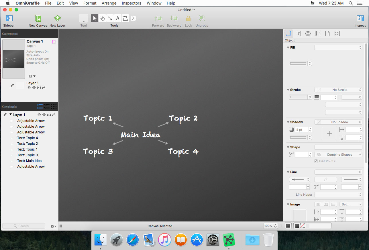 OmniGraffle Pro 7.24.3 for Mac screenshot