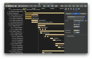 OmniPlan Pro 4.10.3 for Mac screenshot