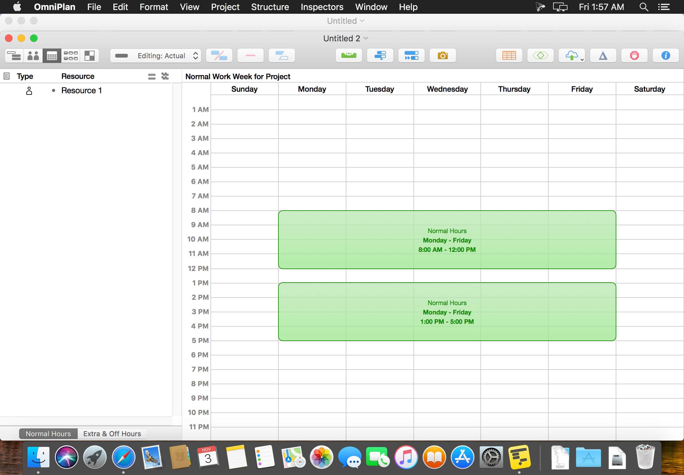 OmniPlan Pro 4.9.3 for Mac screenshot