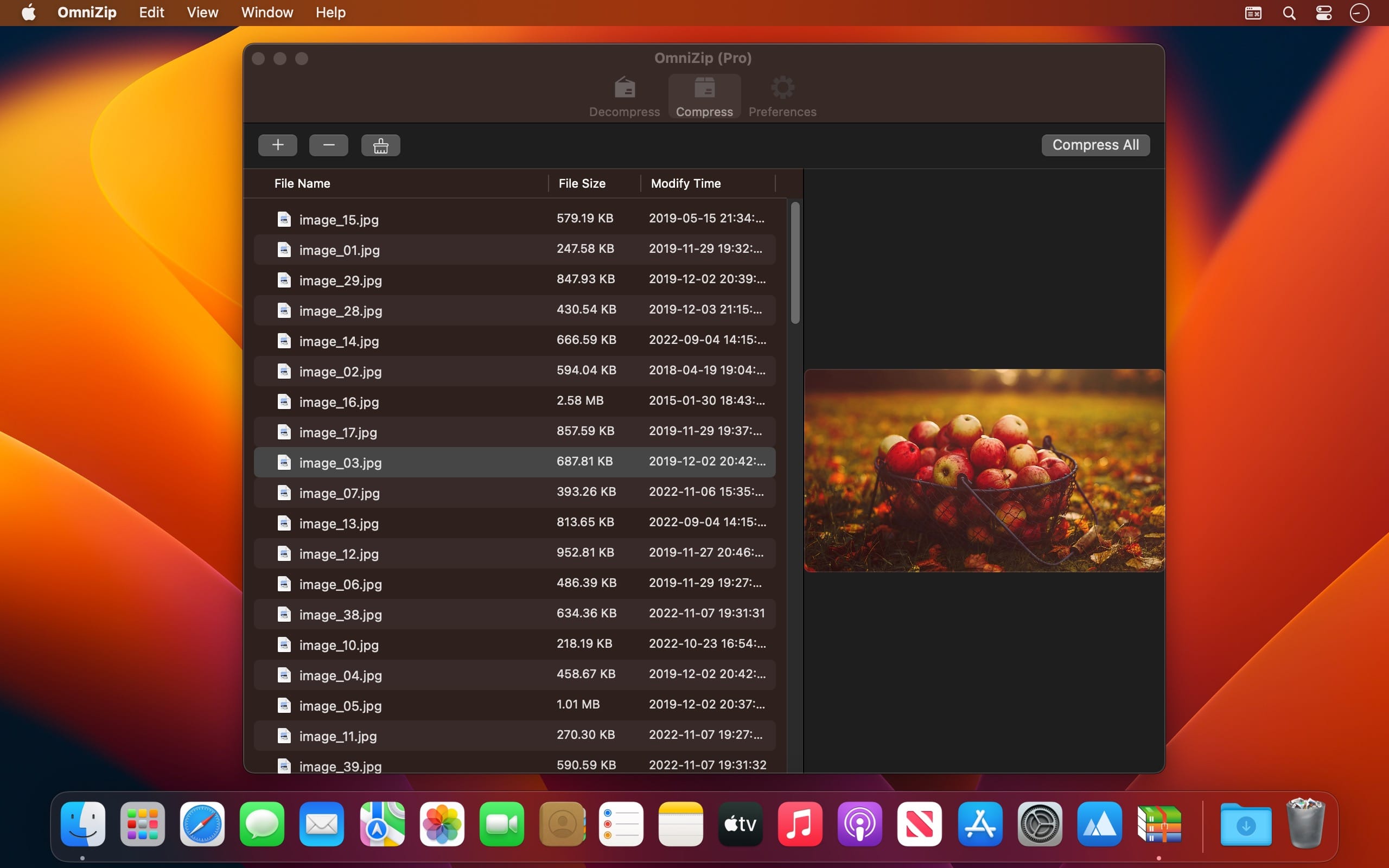OmniZip – Universal Extractor Pro 2.1.8 for Mac screenshot