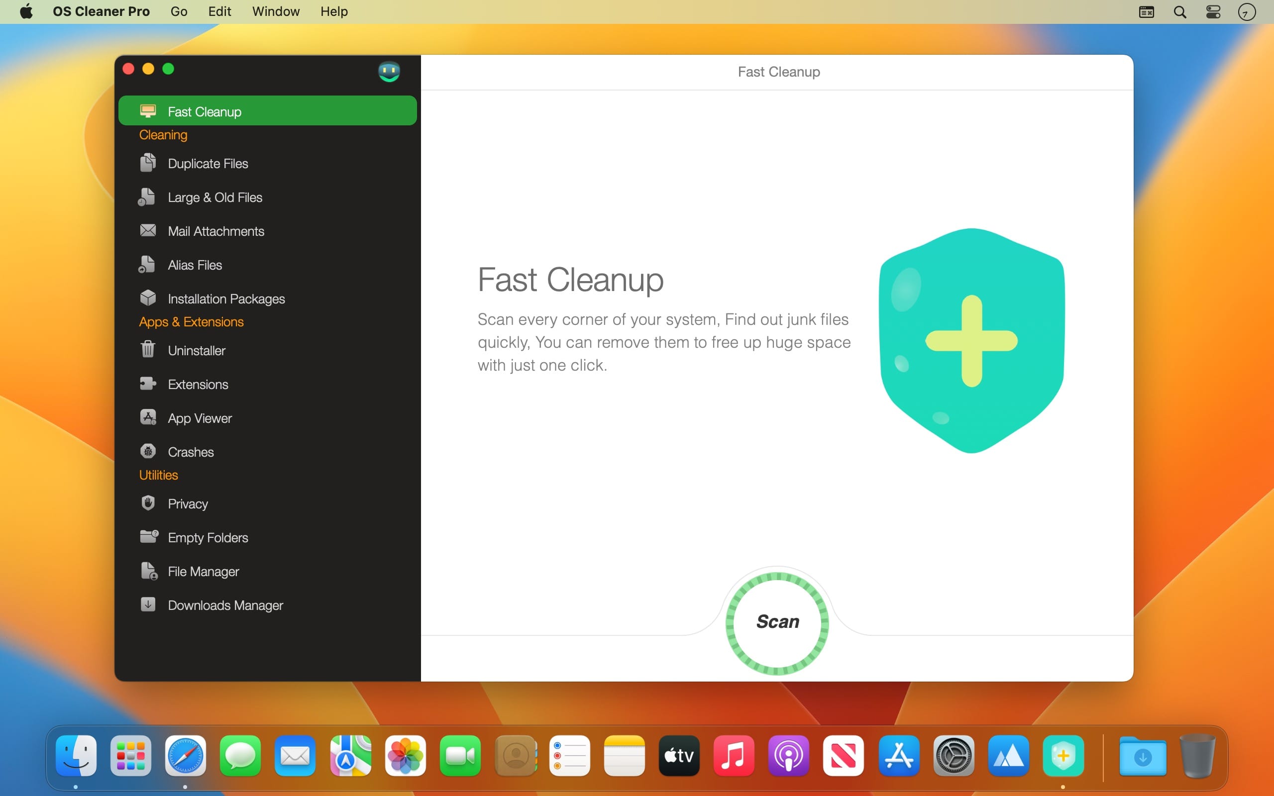 OS Cleaner Pro – Disk Cleaner 11.6.32 for Mac screenshot
