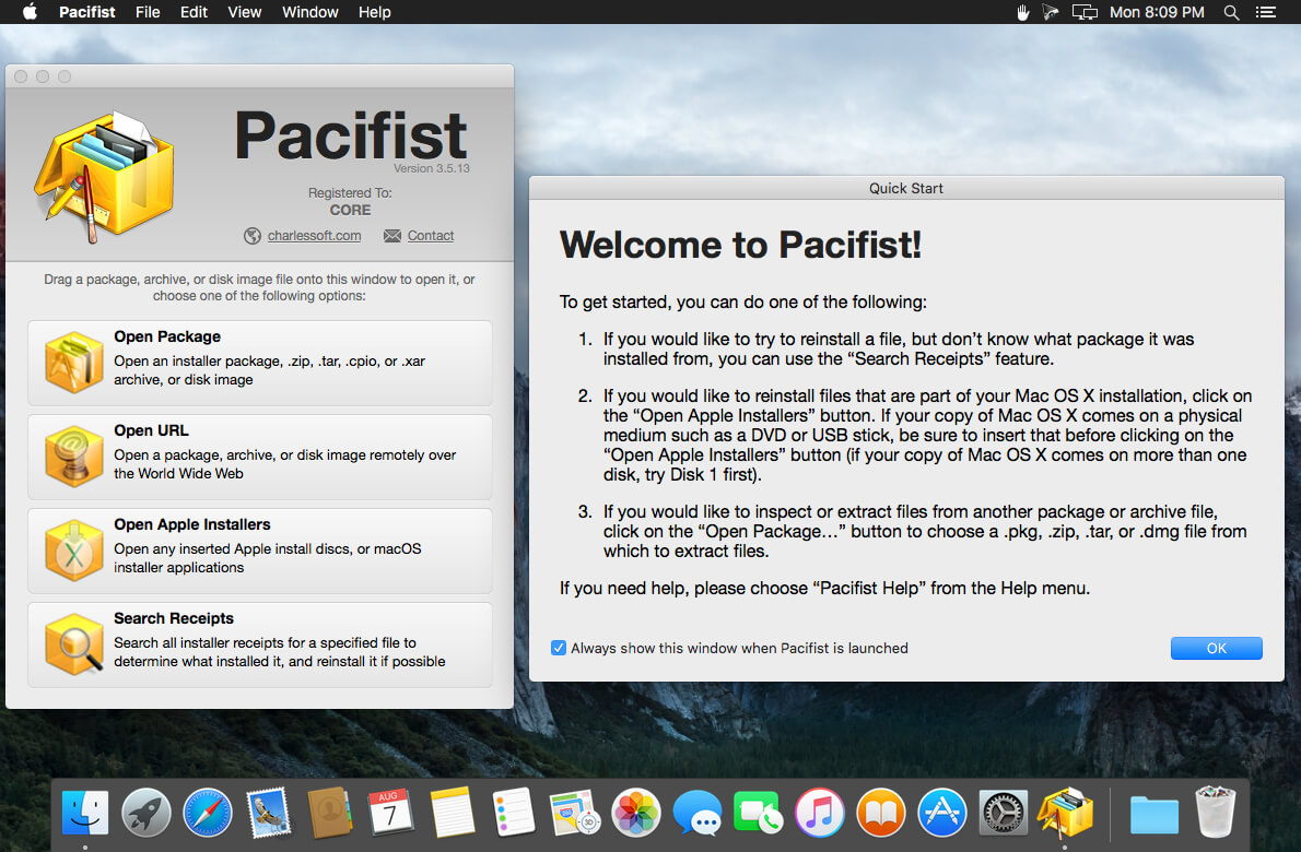 Pacifist 4.1.1 for Mac screenshot