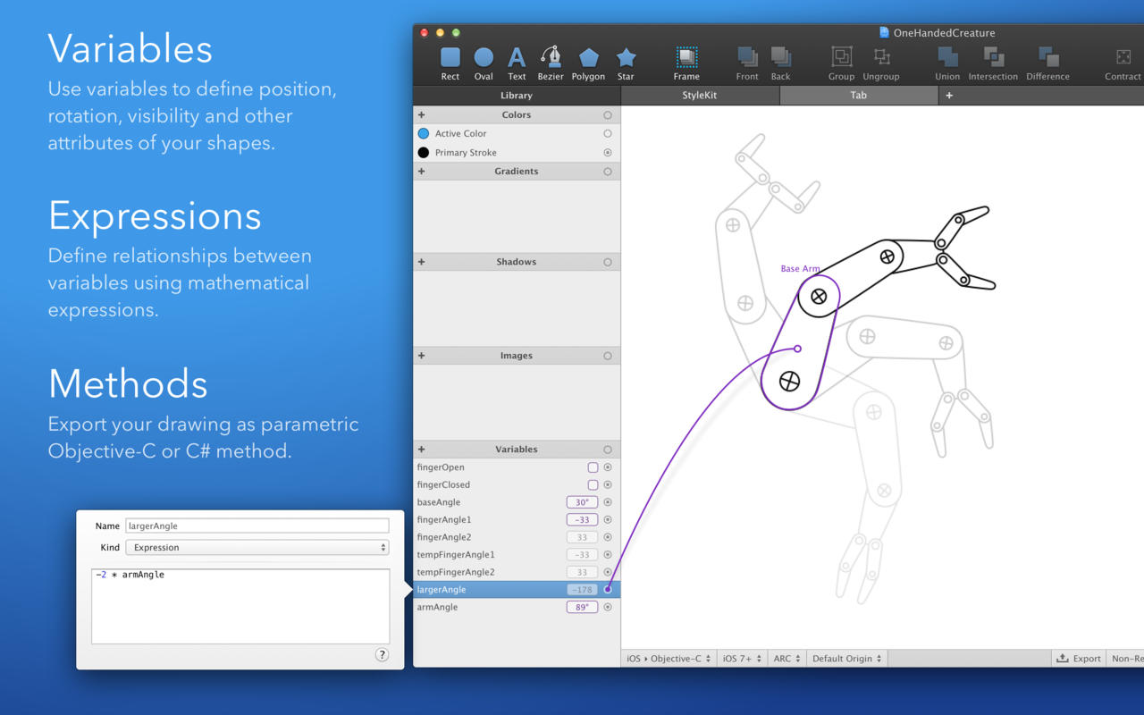 PaintCode 3.5.6 for Mac screenshot