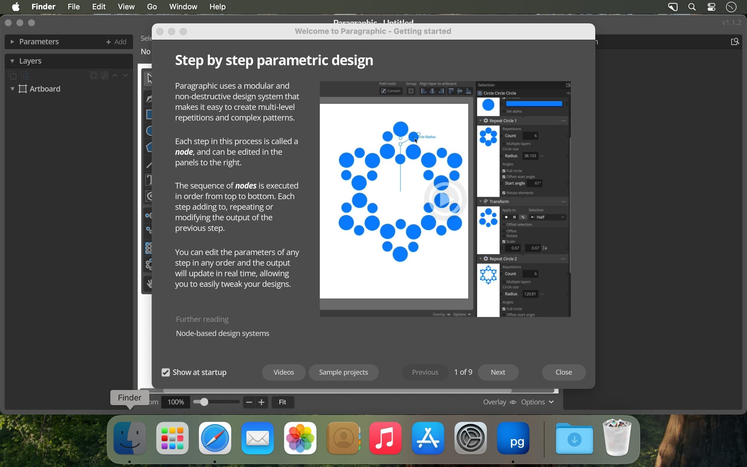 Paragraphic 1.2.4 for Mac screenshot
