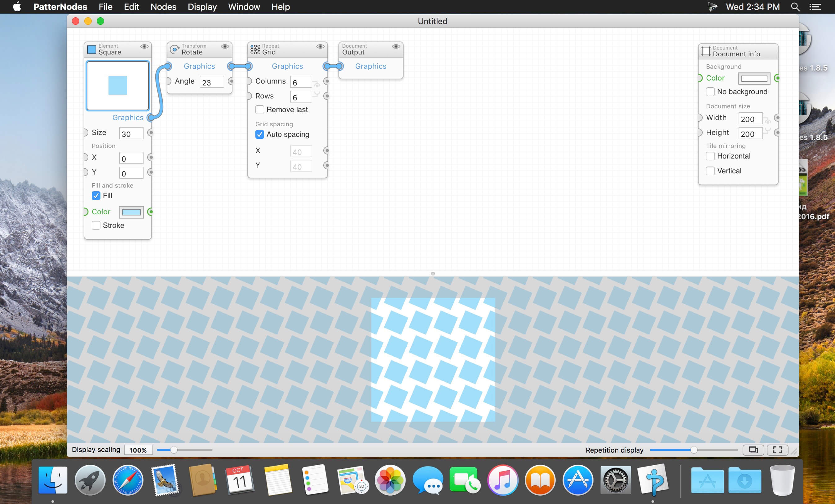 PatterNodes 3.3.2 for Mac screenshot