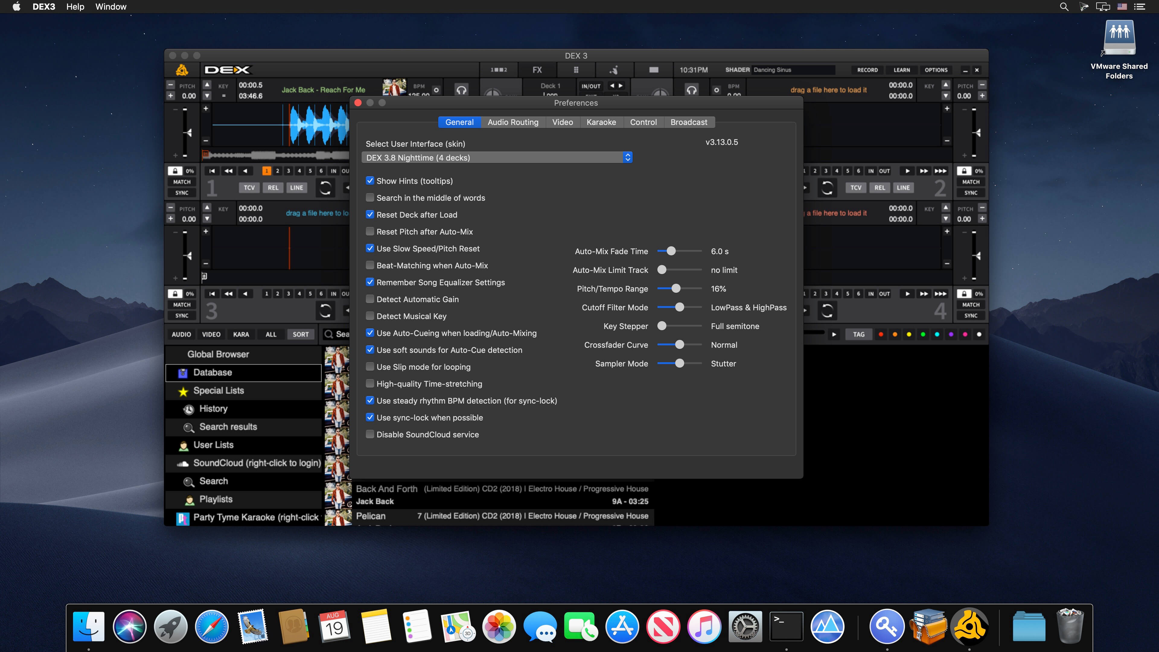 PCDJ DEX Pro 4.0.0 for Mac screenshot