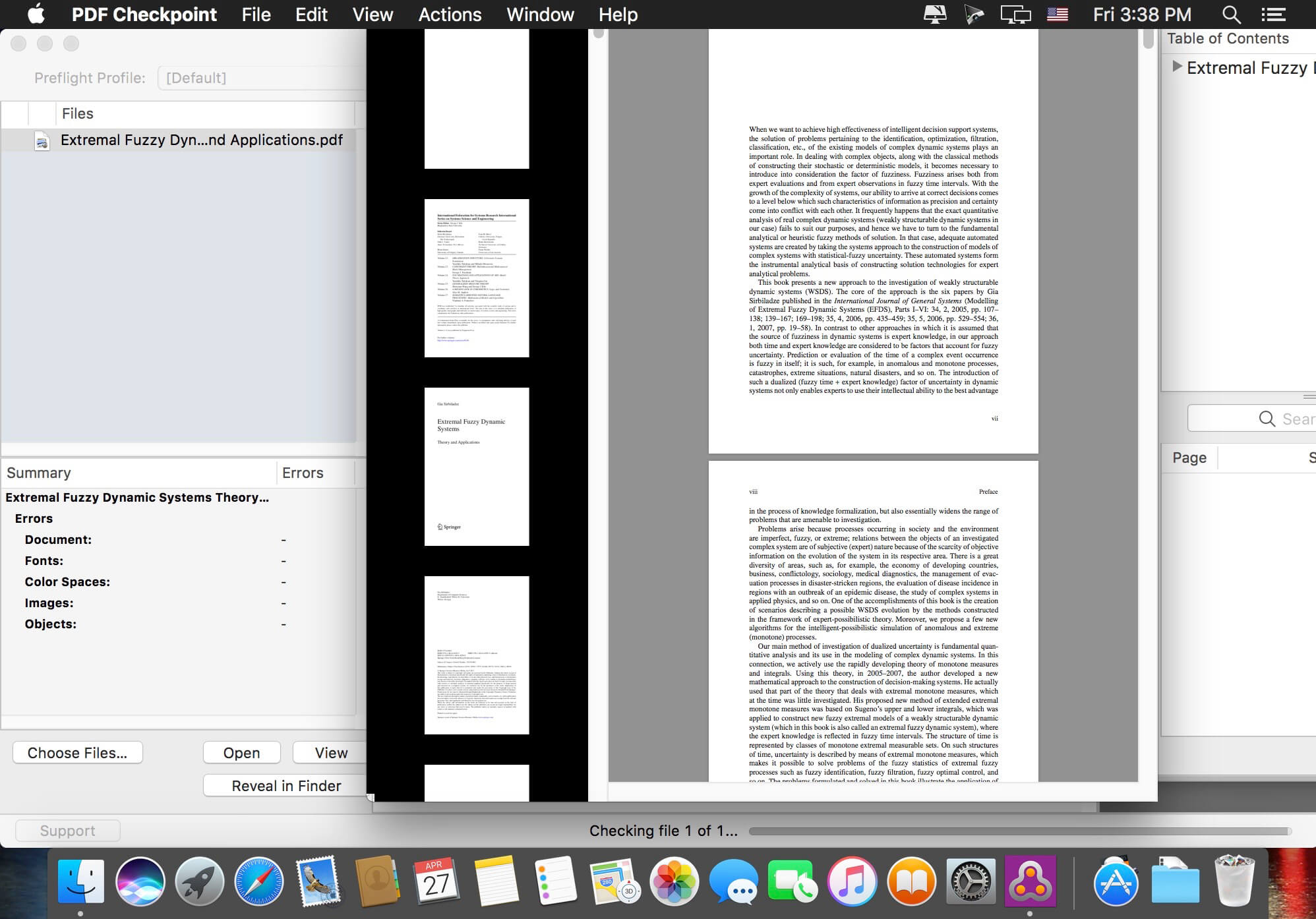 PDF Checkpoint 1.10.1 for Mac screenshot