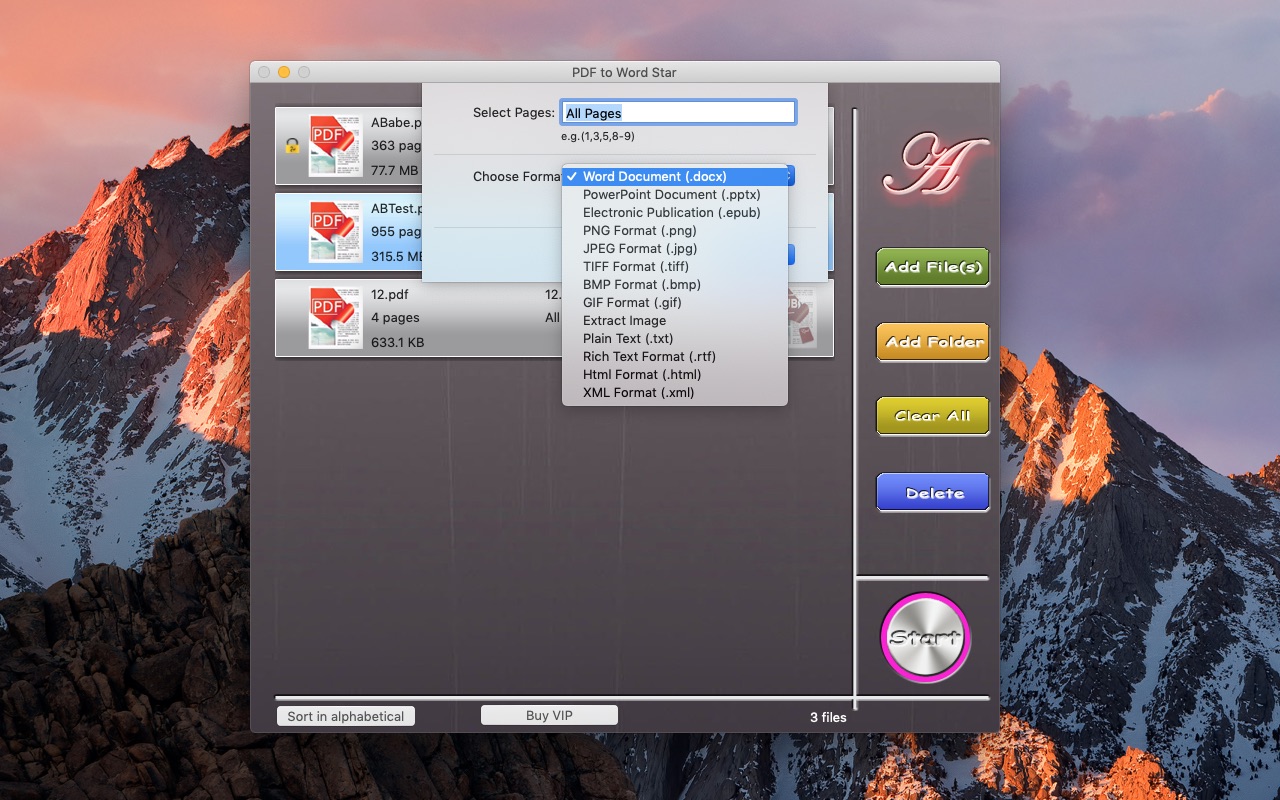 PDF & Document Converter 6.2.8 for Mac screenshot