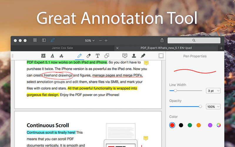 PDF Expert 3.10 for Mac screenshot