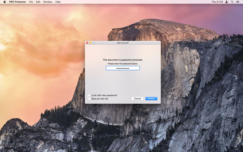 PDF Protector 1.5.3 for Mac screenshot