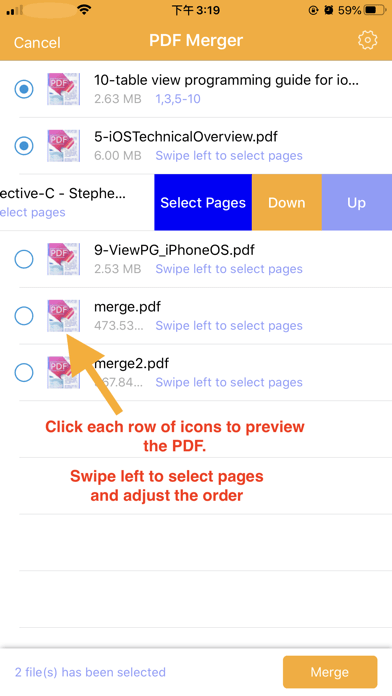 PDF Splitter + PDF Merge 6.4.1 for Mac screenshot
