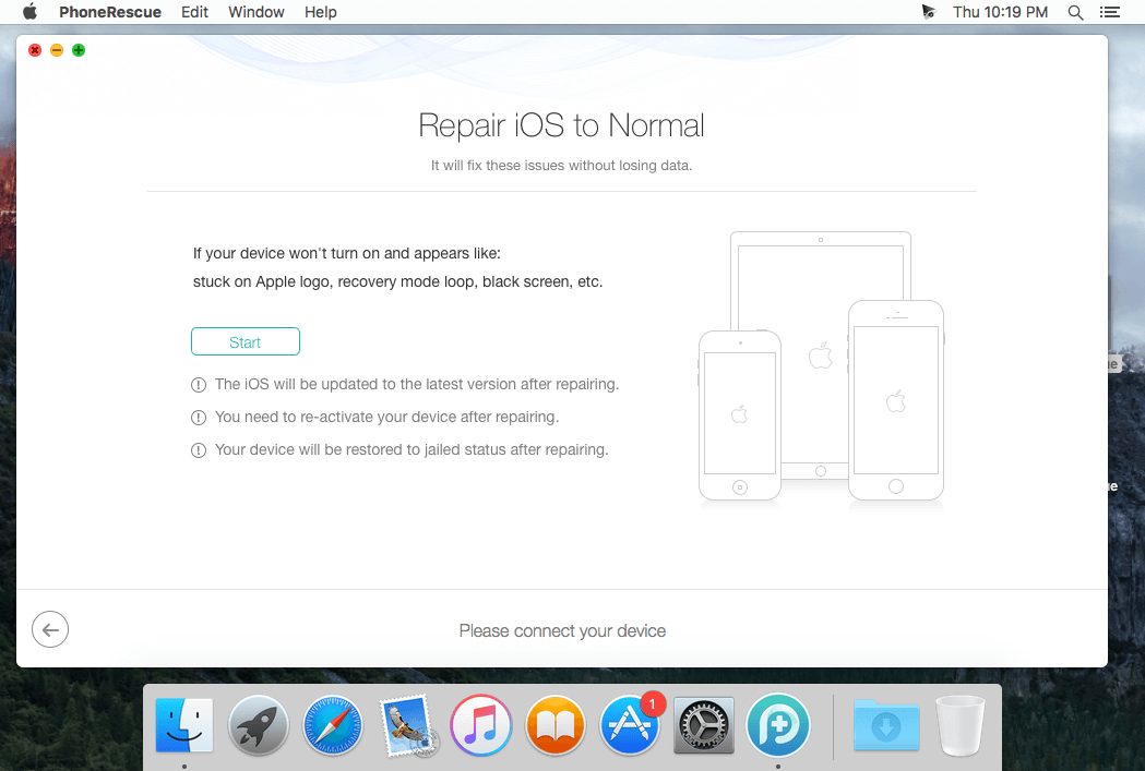 PhoneRescue for iOS 4.3.0.20250205 for Mac screenshot