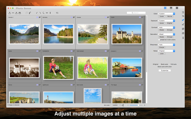 Photo Sense – Bulk Enhancement 2.1.3 for Mac screenshot